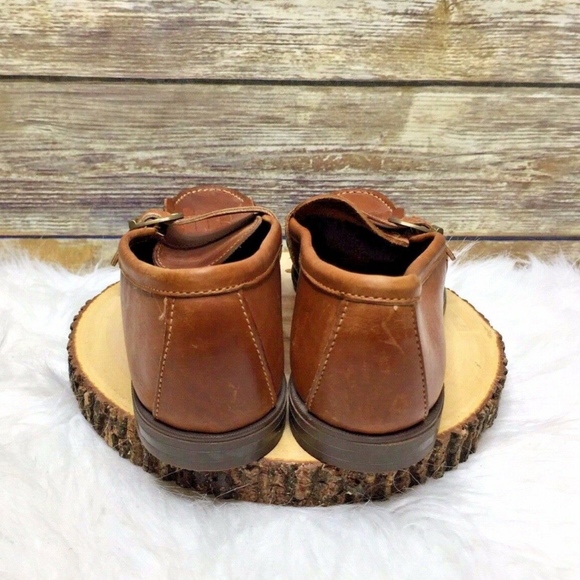 G.H. Bass & Co. Tan Brown Leather Penny Loafers - Picture 5 of 8